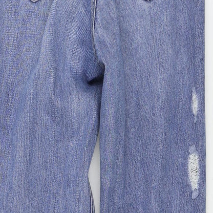 Topshop Womens Blue  Denim Mom Jeans Size 25 in L32 in