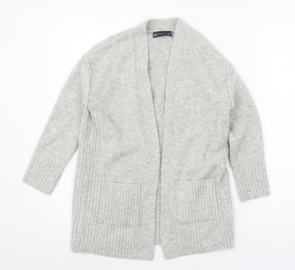 Womens UK Size XS Marks and Spencer Grey Cardigan Jumper