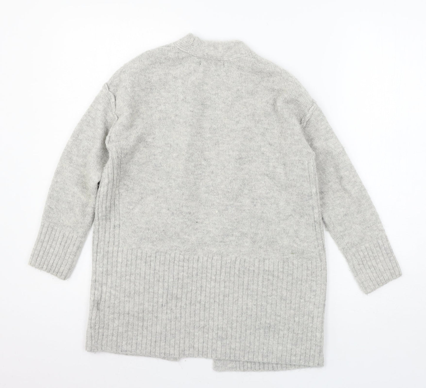 Womens UK Size XS Marks and Spencer Grey Cardigan Jumper