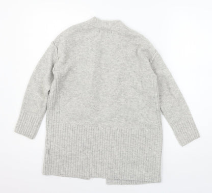 Womens UK Size XS Marks and Spencer Grey Cardigan Jumper