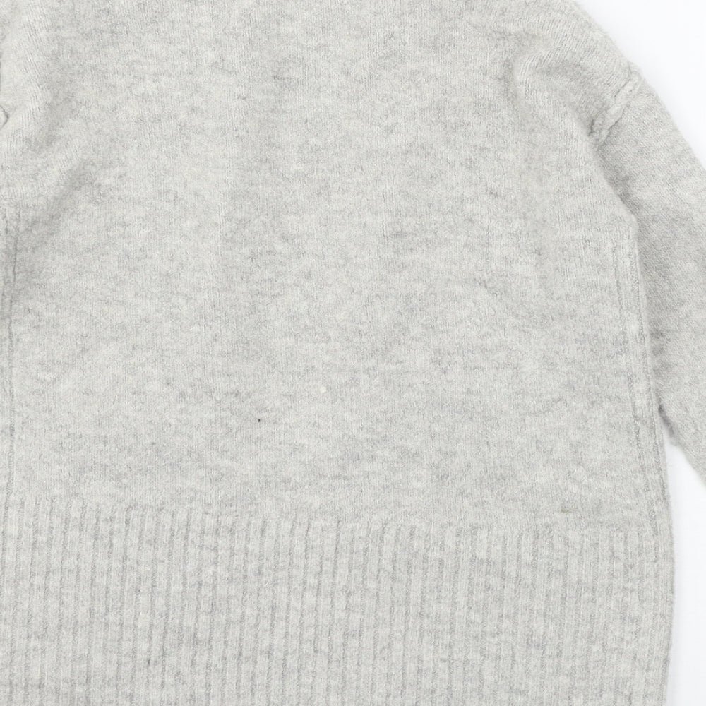 Womens UK Size XS Marks and Spencer Grey Cardigan Jumper