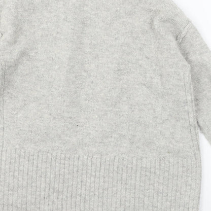 Womens UK Size XS Marks and Spencer Grey Cardigan Jumper