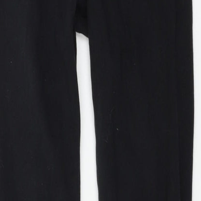 Myprotein Womens Black  Jersey Capri Leggings Size XS L23 in