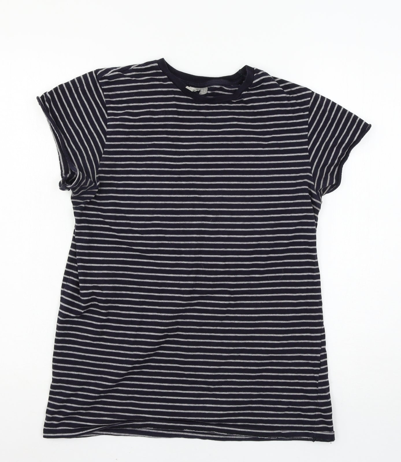 Womens UK Size 6 ASOS Blue Basic T-Shirt