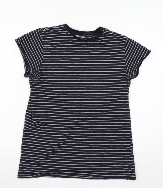 Womens UK Size 6 ASOS Blue Basic T-Shirt