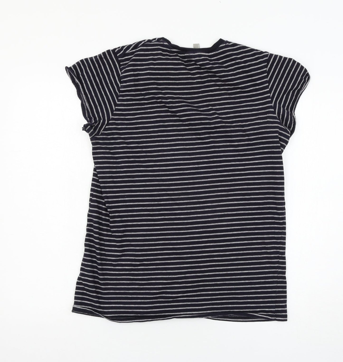 Womens UK Size 6 ASOS Blue Basic T-Shirt