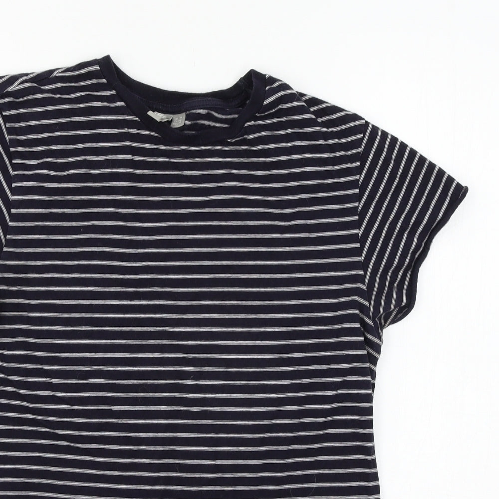 Womens UK Size 6 ASOS Blue Basic T-Shirt