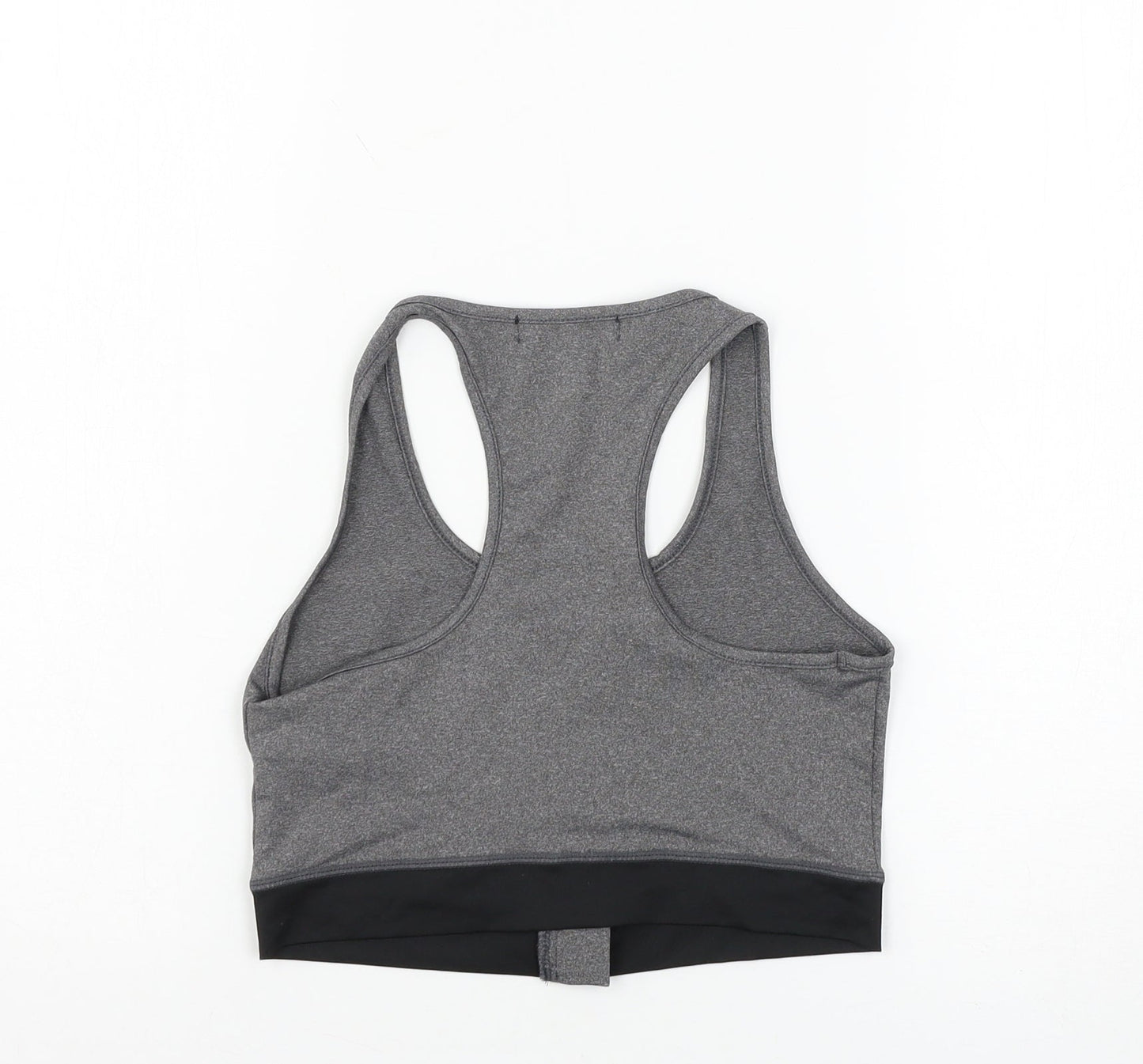 Womens UK Size 8 Missguided Grey Basic Tank