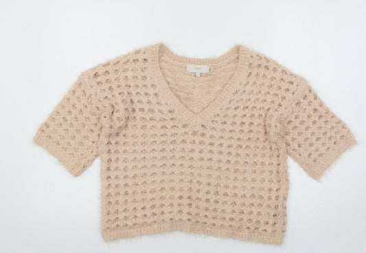 Womens UK Size S NEXT Pink Pullover Jumper