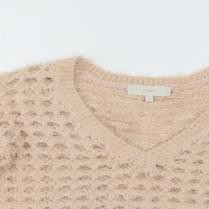 Womens UK Size S NEXT Pink Pullover Jumper