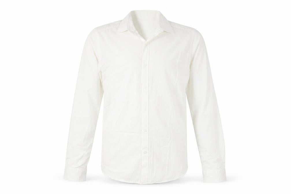 Mens UK Size 14.5 Lime Haus White  Button-Up Long Sleeve Casual Shirt