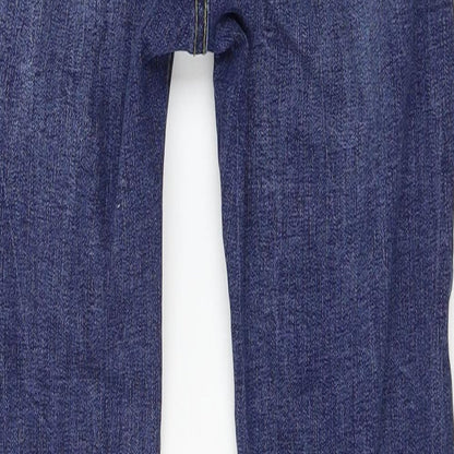 Denim & Co. Womens Blue  Denim Skinny Jeans Size 8 L27 in