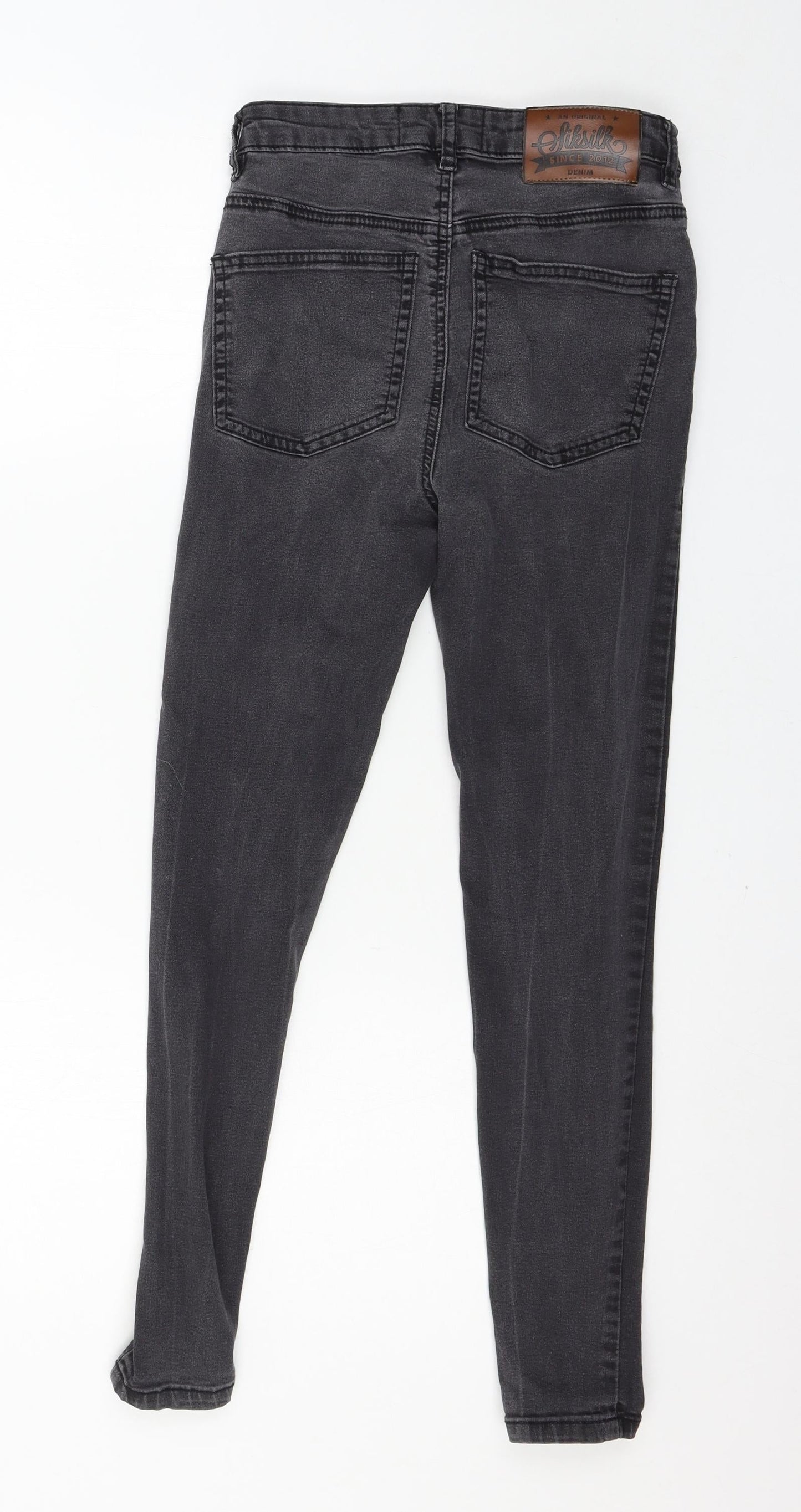 SikSilk Womens Green  Denim Skinny Jeans Size 8 L24 in