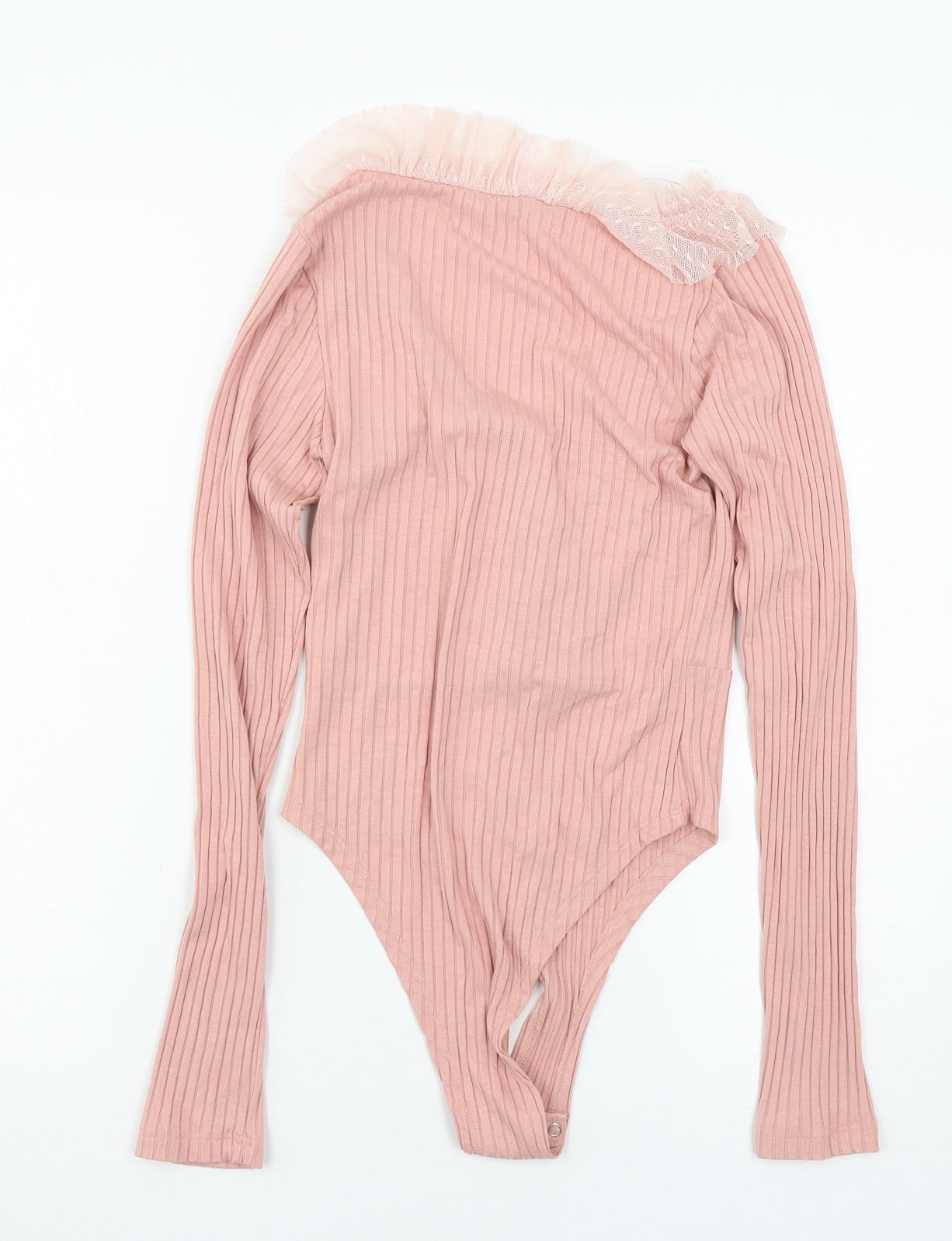 Select Womens Pink  Jersey Bodysuit One-Piece Size S