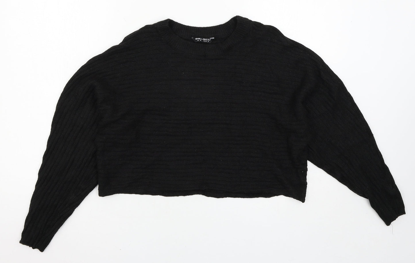 Womens UK Size S Select Black Pullover Jumper