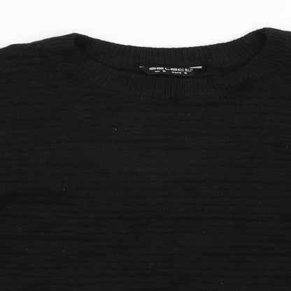Womens UK Size S Select Black Pullover Jumper