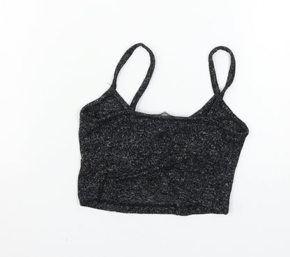 Womens UK Size XS Select Grey Basic Tank