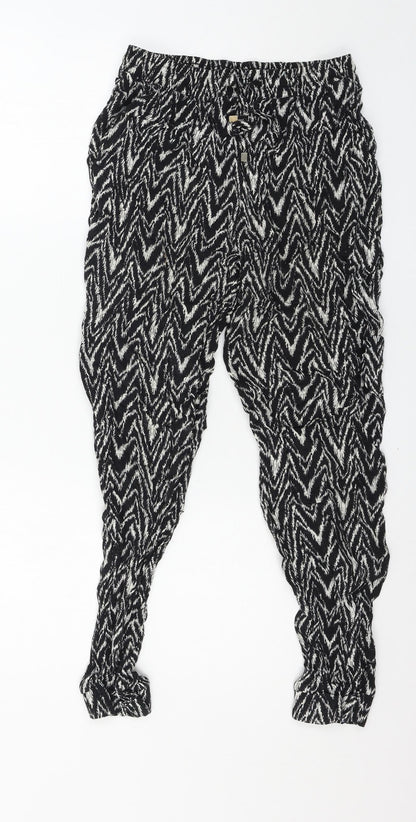 Womens UK Size 8 Dorothy Perkins Regular Fit  Black Trousers
