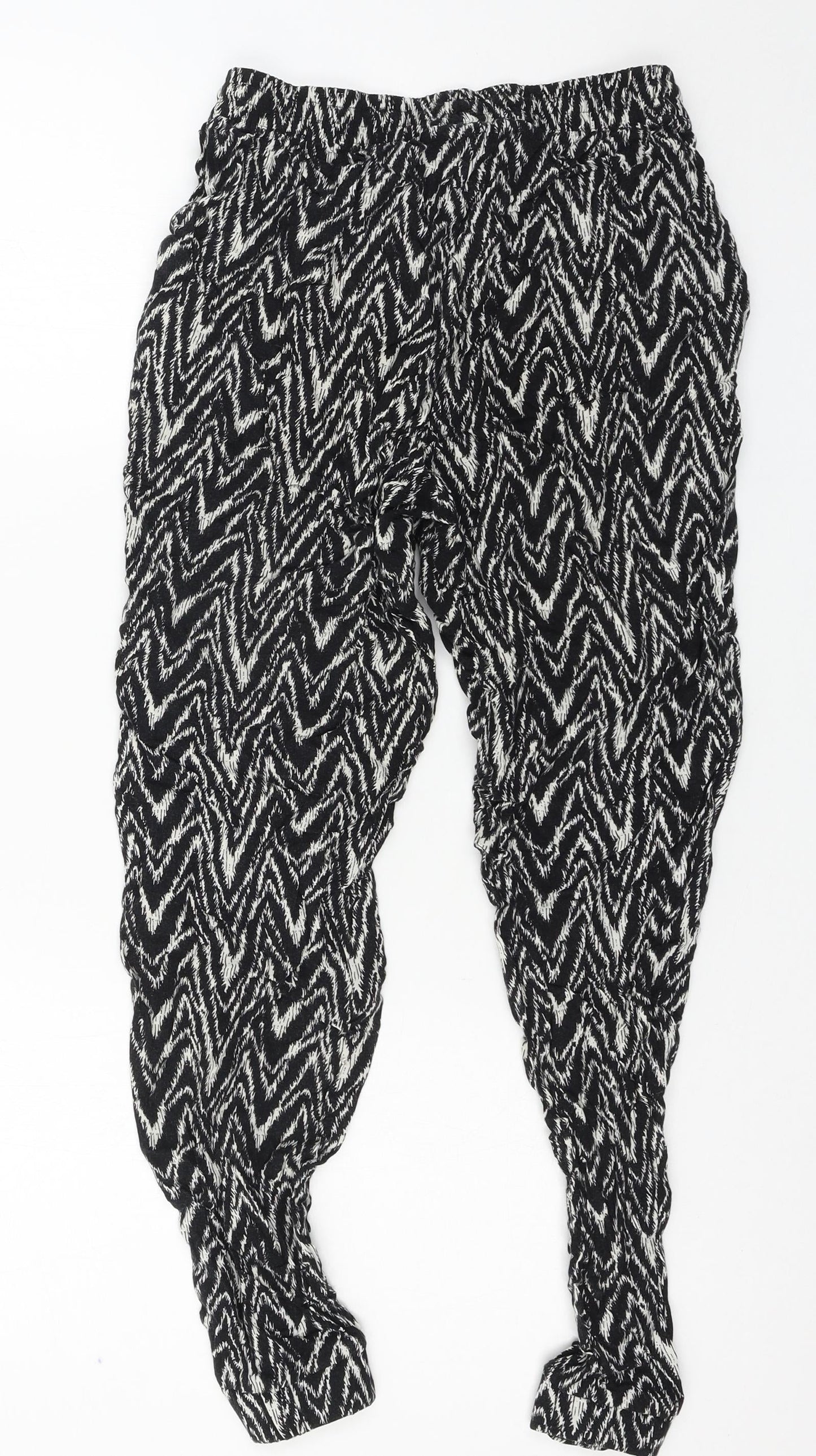 Womens UK Size 8 Dorothy Perkins Regular Fit  Black Trousers