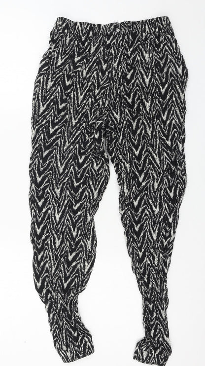 Womens UK Size 8 Dorothy Perkins Regular Fit  Black Trousers