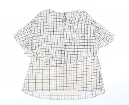 Womens UK Size 12 M&Co Multicoloured Basic Blouse