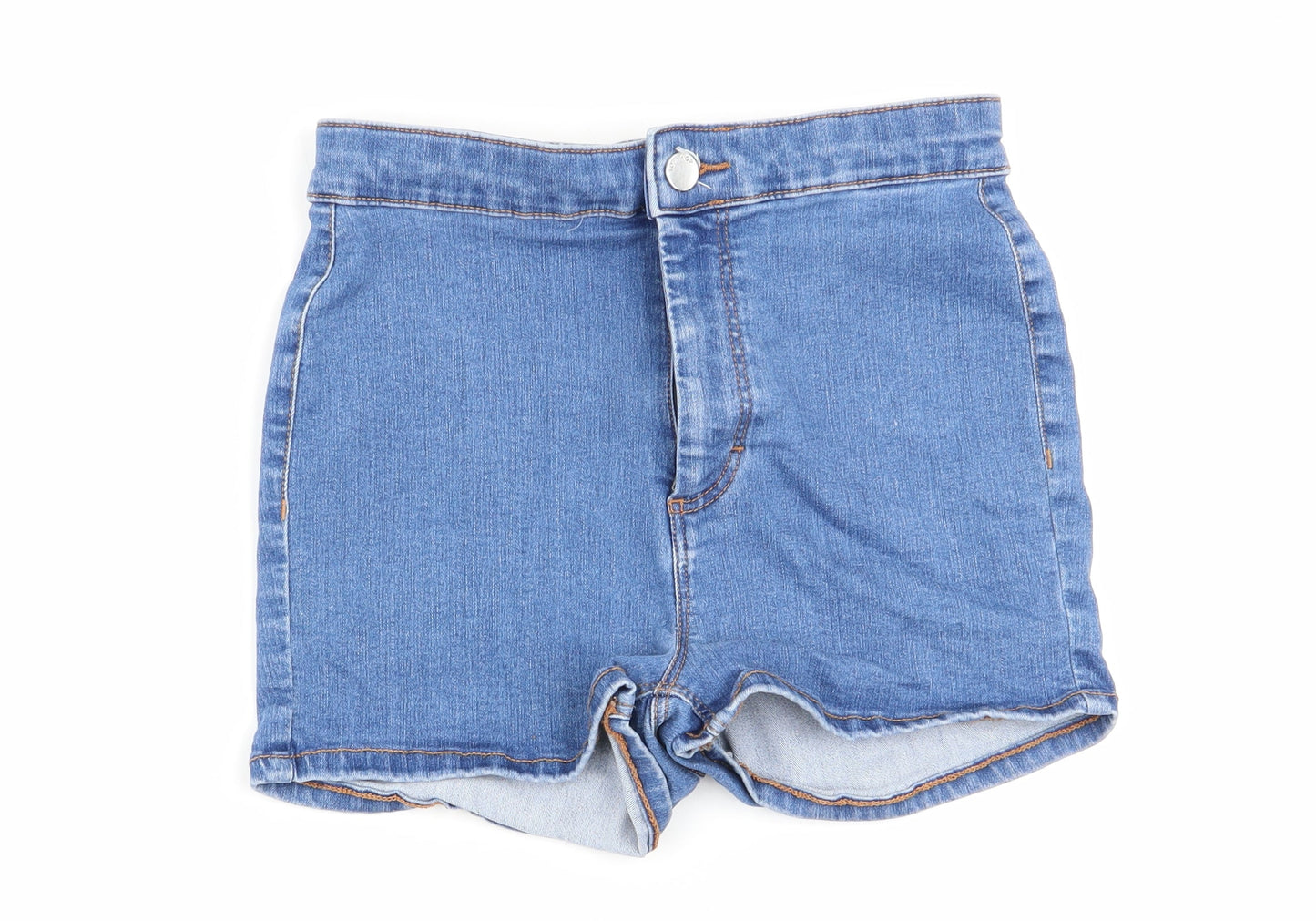 Topshop Womens Blue   Hot Pants Shorts Size 10