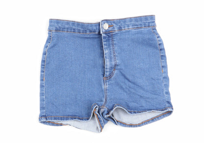 Topshop Womens Blue   Hot Pants Shorts Size 10