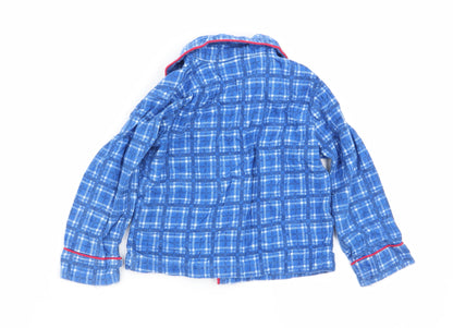 thomas the tank Boys Black Check  Babydoll Pyjama Top Size 18-24 Months