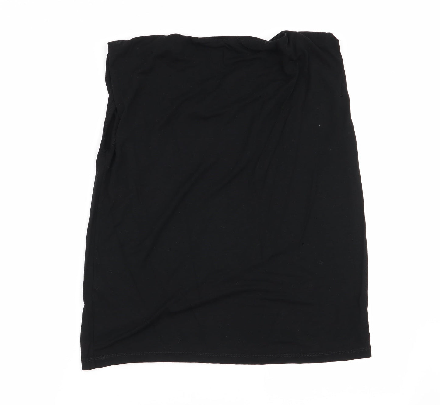 Womens UK Size M Select Black Basic T-Shirt