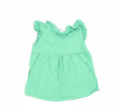 TU Girls Green   Basic Tank Size 2-3 Years
