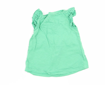 TU Girls Green   Basic Tank Size 2-3 Years