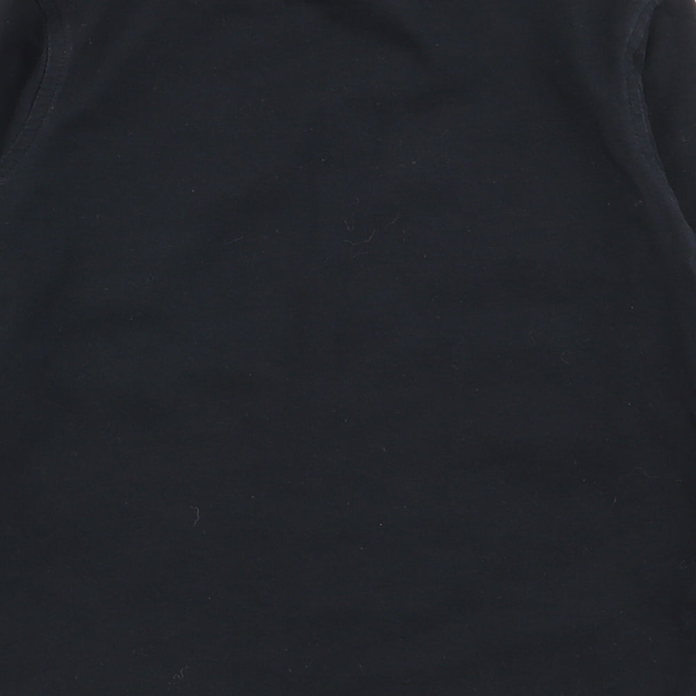 Asda George Boys Black   Basic T-Shirt Size 2-3 Years