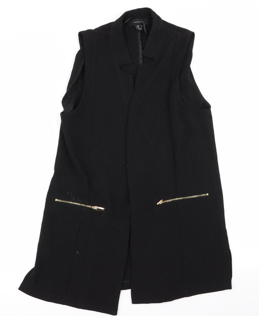 Primark Womens Black   Overcoat Coat Size 10