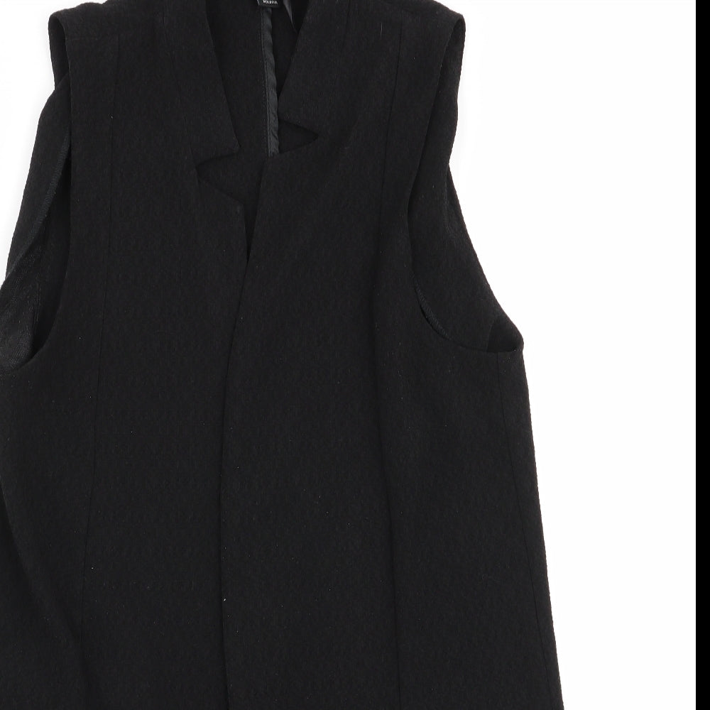 Primark Womens Black   Overcoat Coat Size 10