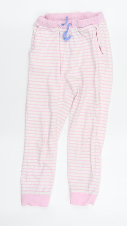 John Lewis Girls Multicoloured Striped  Capri Lounge Pants Size 6 Years