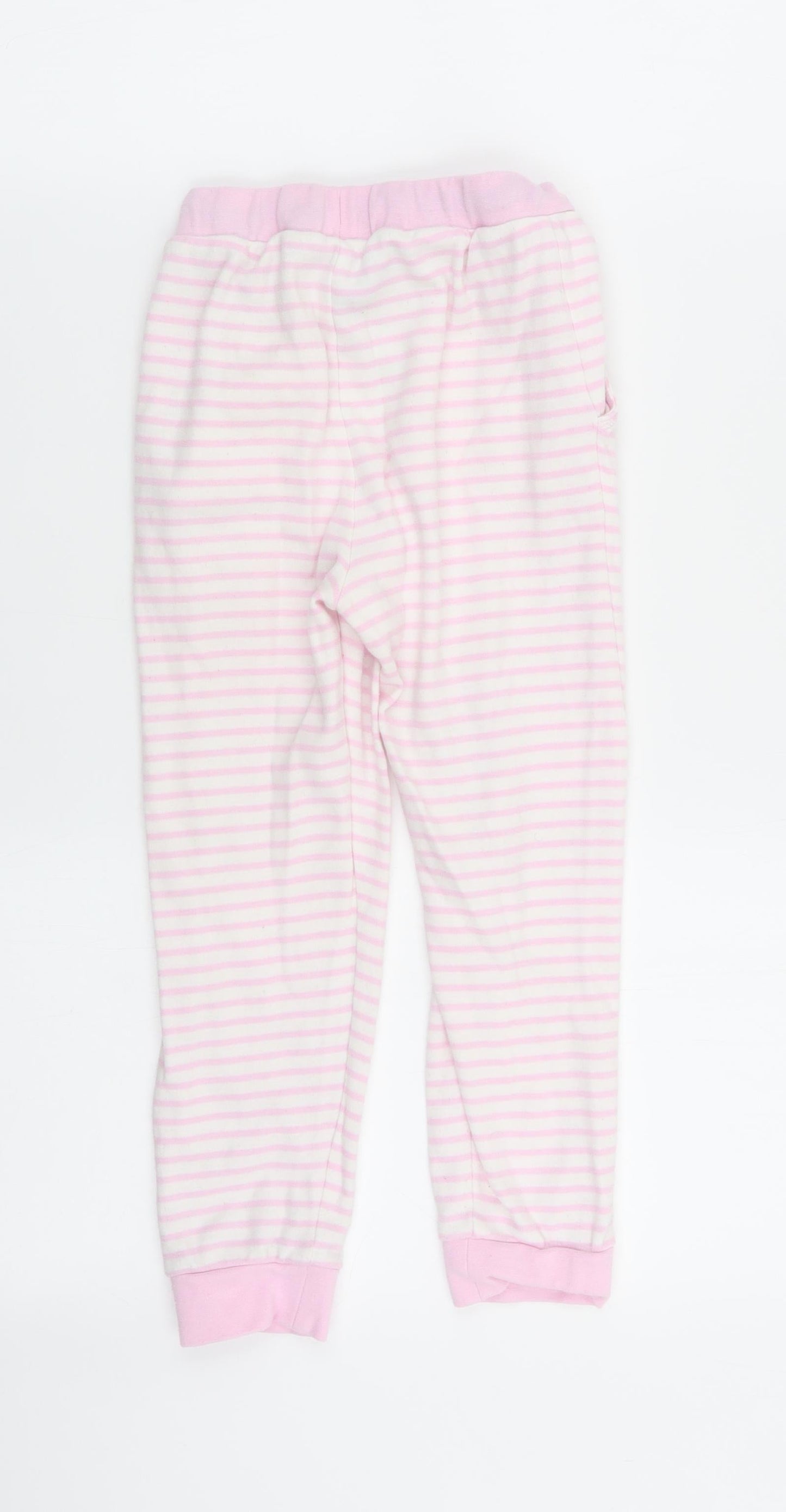John Lewis Girls Multicoloured Striped  Capri Lounge Pants Size 6 Years