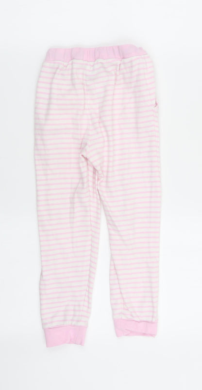 John Lewis Girls Multicoloured Striped  Capri Lounge Pants Size 6 Years