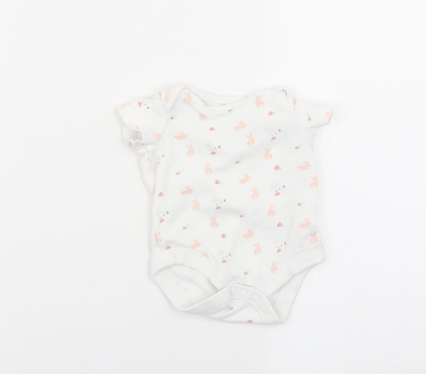 F&F Girls  Animal Print  Babygrow One-Piece Size 0-3 Months