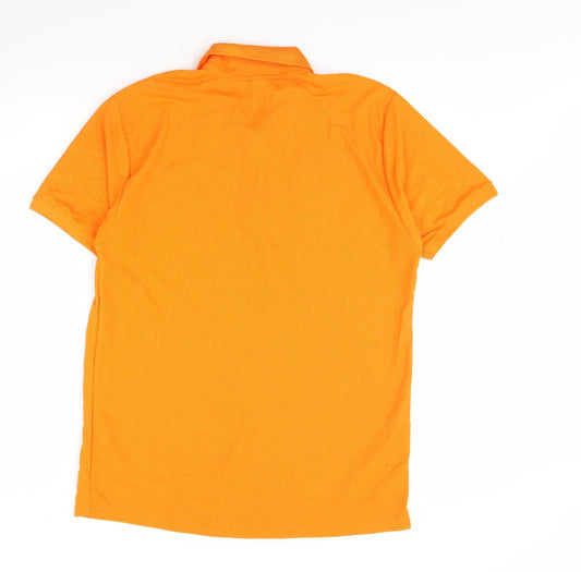 Fruit of the Loom Mens Orange    Polo Size XL