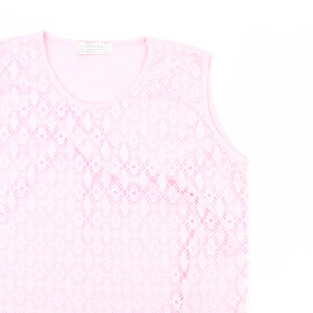 Papillon Womens Pink   Basic Tank Size S