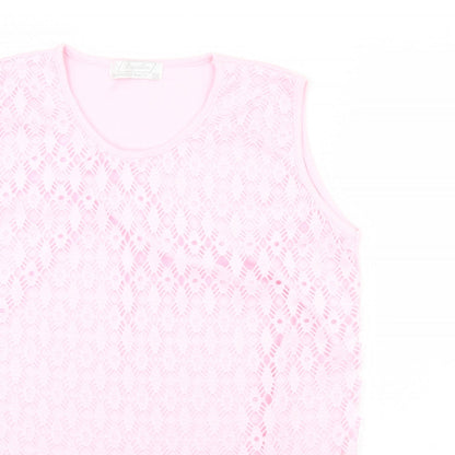 Papillon Womens Pink   Basic Tank Size S