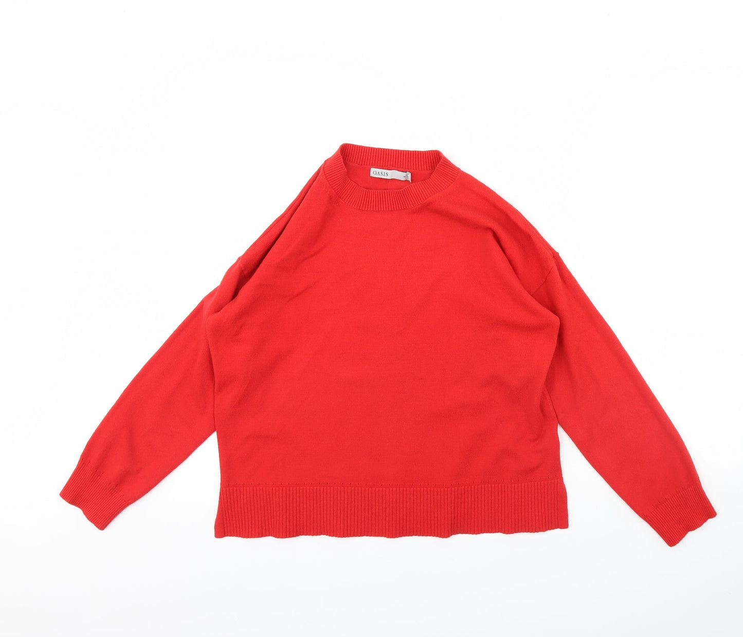 Womens UK Size  Oasis Red Pullover Jumper