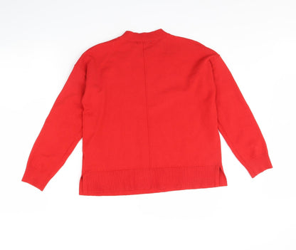 Womens UK Size  Oasis Red Pullover Jumper