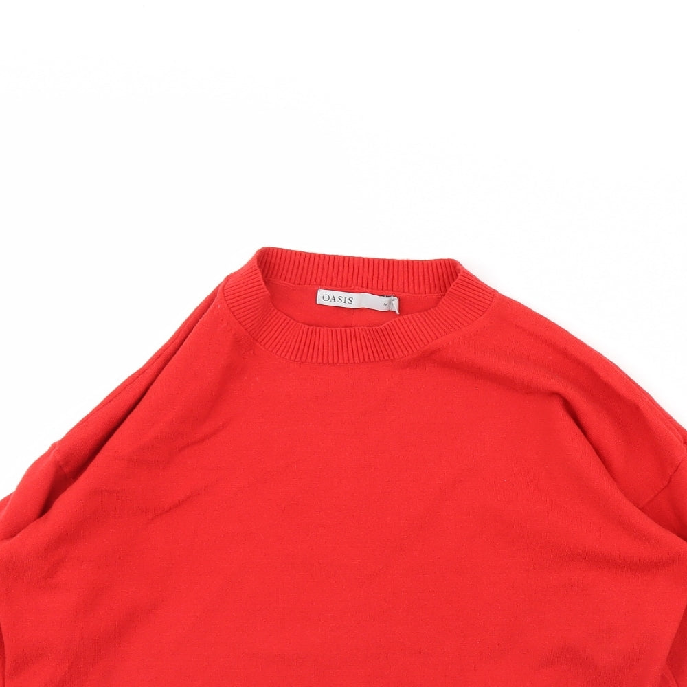 Womens UK Size  Oasis Red Pullover Jumper