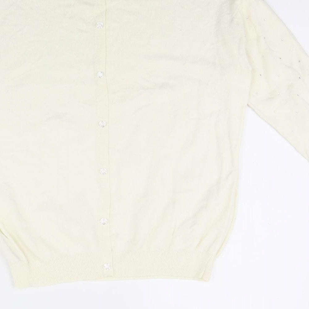Womens UK Size S Monsoon Ivory Pullover Jumper