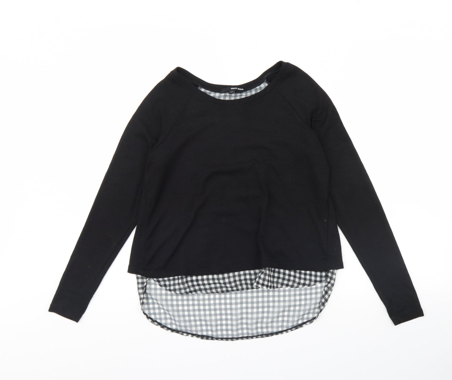 Womens UK Size XS TALLY WEiJL Black Pullover Jumper
