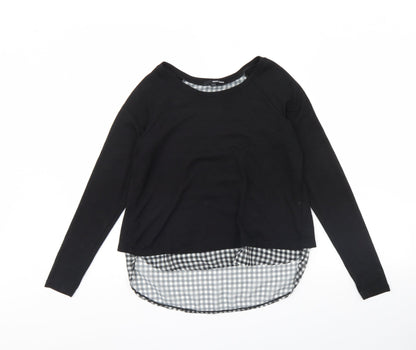 Womens UK Size XS TALLY WEiJL Black Pullover Jumper