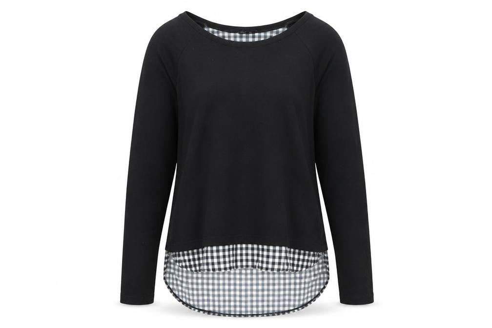 Womens UK Size XS TALLY WEiJL Black Pullover Jumper