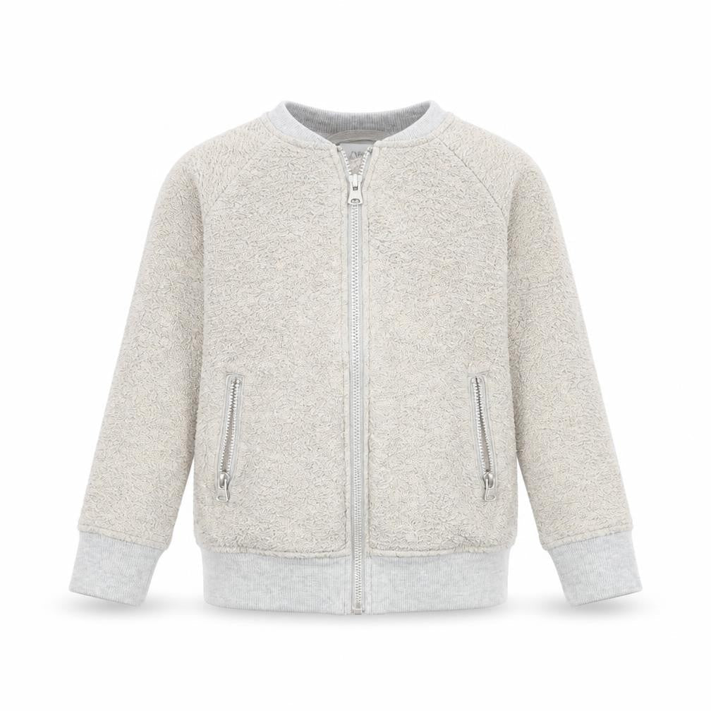 Front view of Next girls’ pink jacket, size 5, years