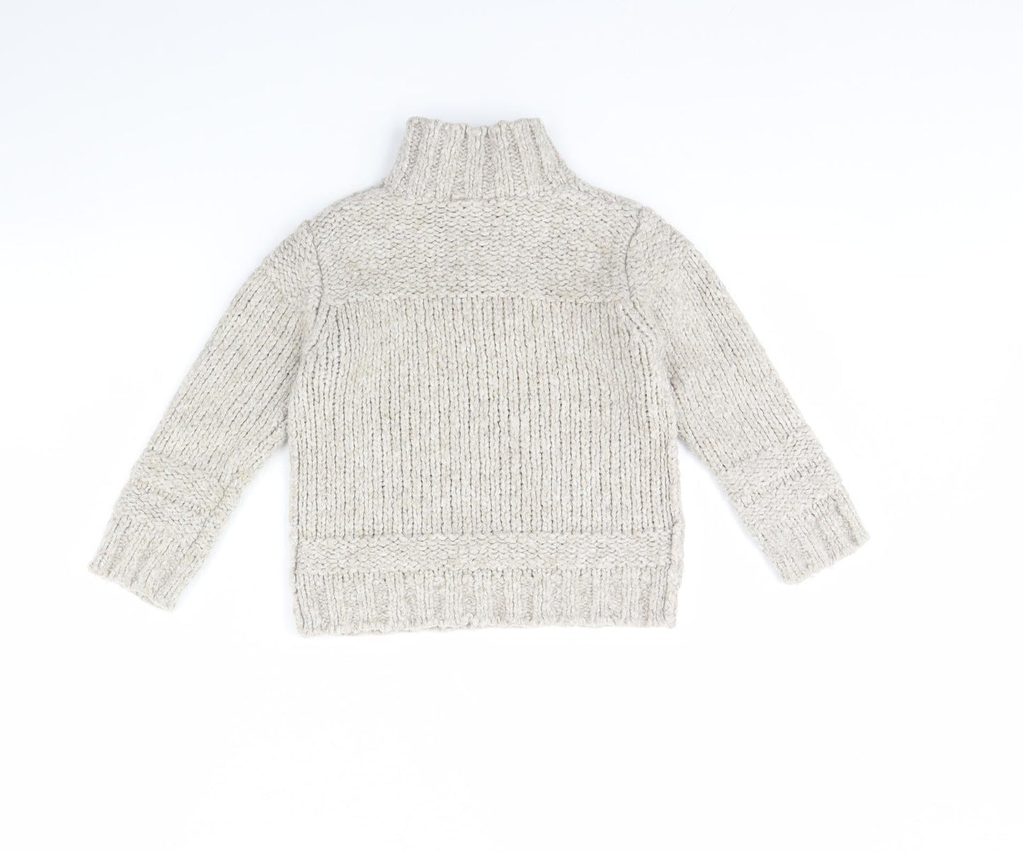 NEXT Girls Beige   Henley Jumper Size 4 Years